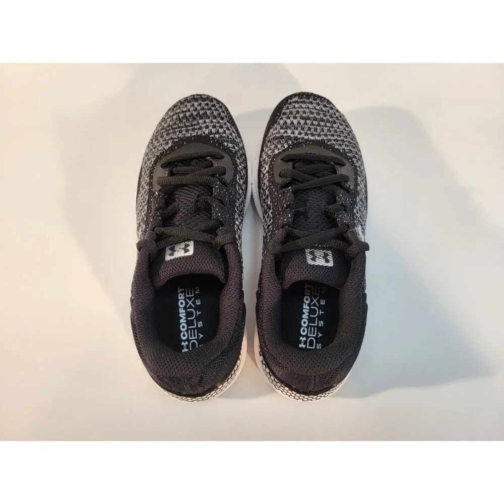 Under Armour HOVR Intake 6 Shoes Womens 6 Youth Girl 4.5Y Black Gray 3026141-001 - Picture 6 of 10